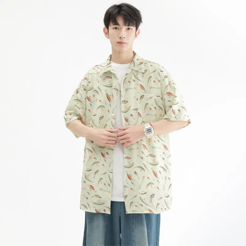 BIENKIMIIYE Shirts Unisex Erhai Apricot-5
