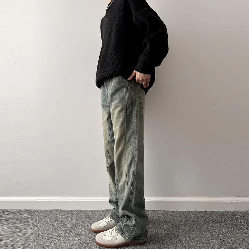 BIENKIMIIYE Jeans Unisex Blue-4