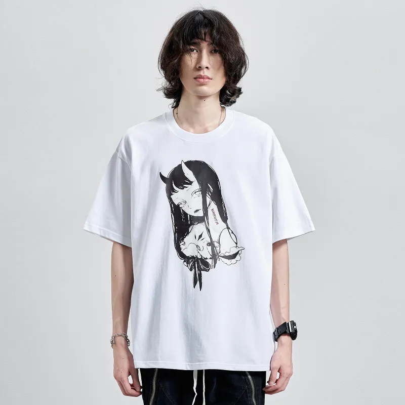 BIENKIMIIYE T Shirts Unisex White-2