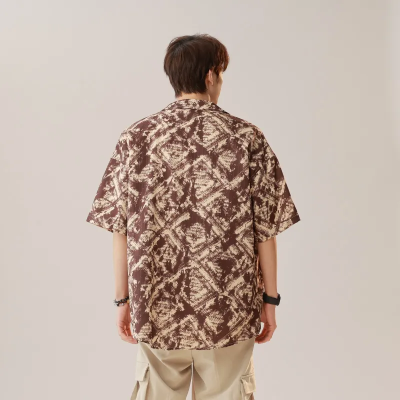 GOODHENLCE SS25 Midsummer Fashion Outfit Fashion Trend Shirt Single Item Unisex Fiji Brown Tone Clothing-12