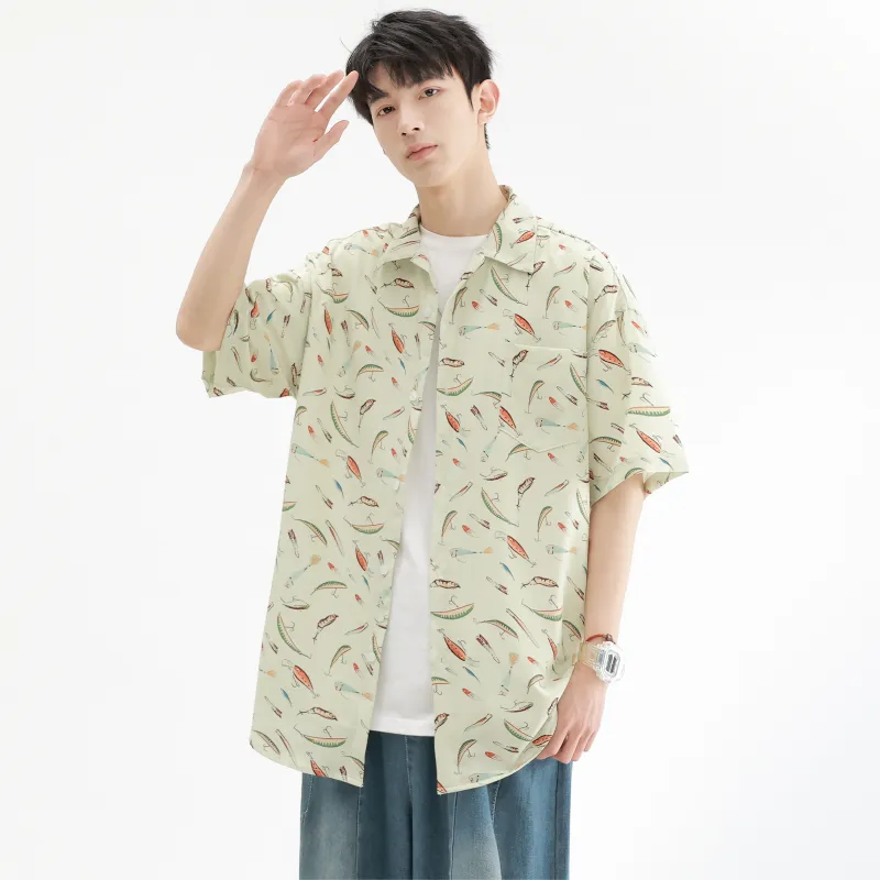 BIENKIMIIYE Shirts Unisex Erhai Apricot-4