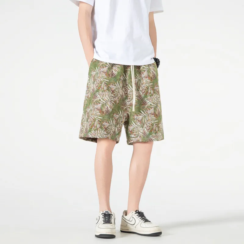 BIENKIMIIYE Casual Shorts Unisex Fiji Green-3