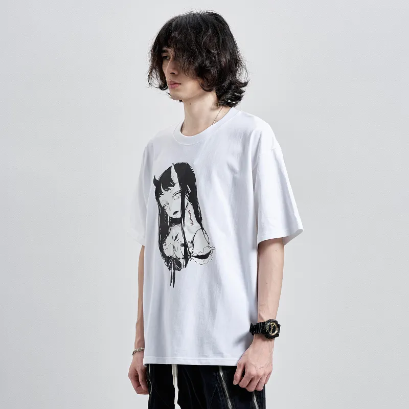 BIENKIMIIYE T Shirts Unisex White-4