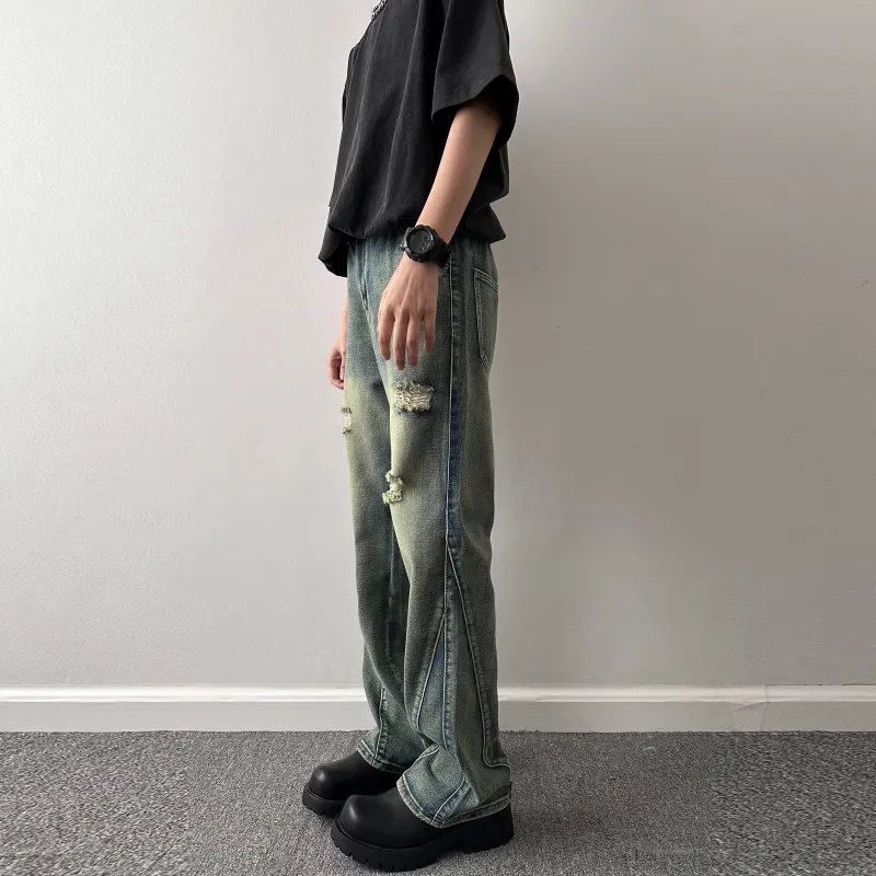 BIENKIMIIYE Jeans Unisex Blue-4