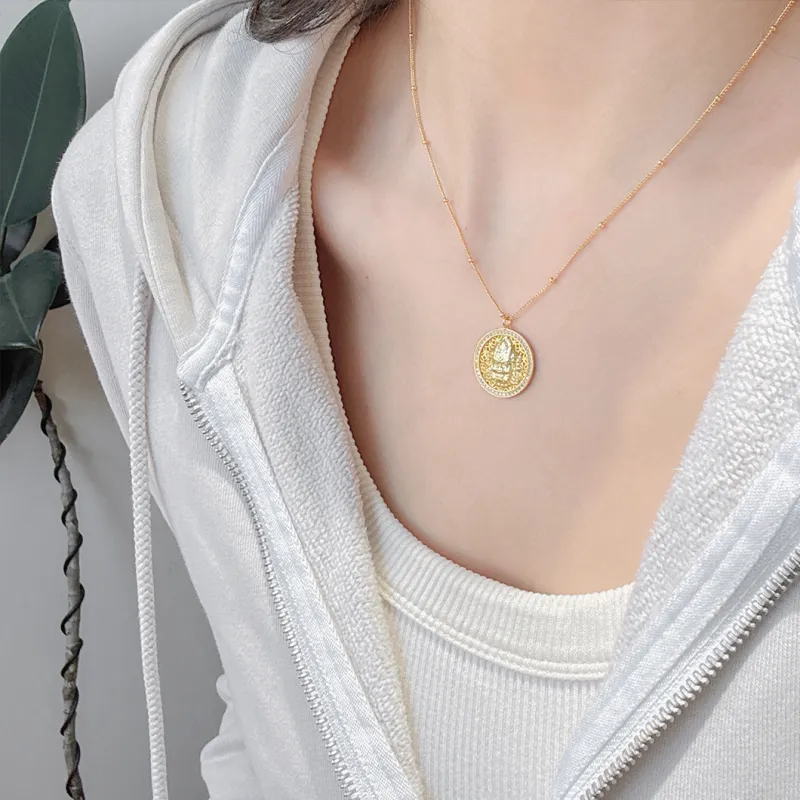MINTLEAF S925 Silver Necklaces Women's Gold-2