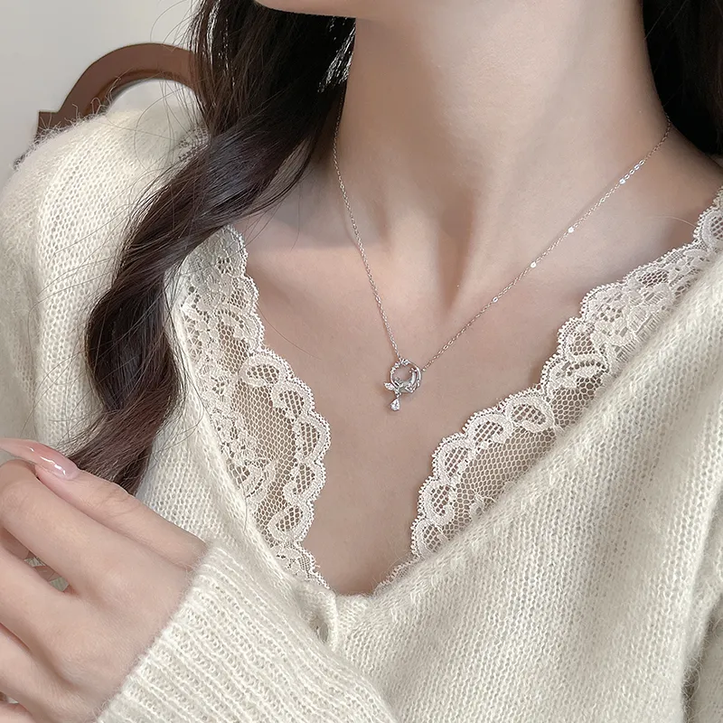MINTLEAF S925 Silver Necklaces Women's-2