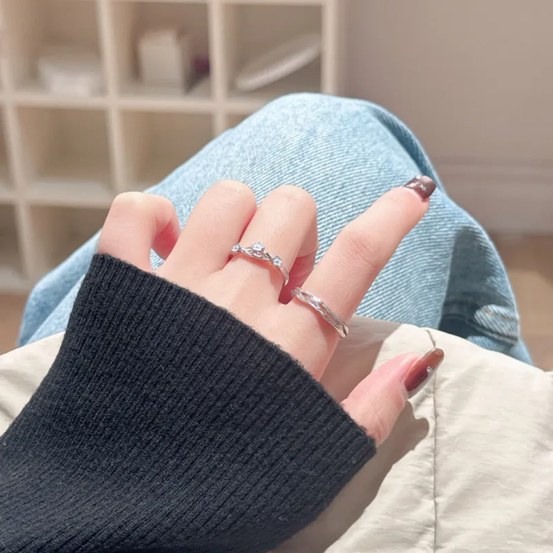 MINTLEAF S925 Silver Rings Unisex-6
