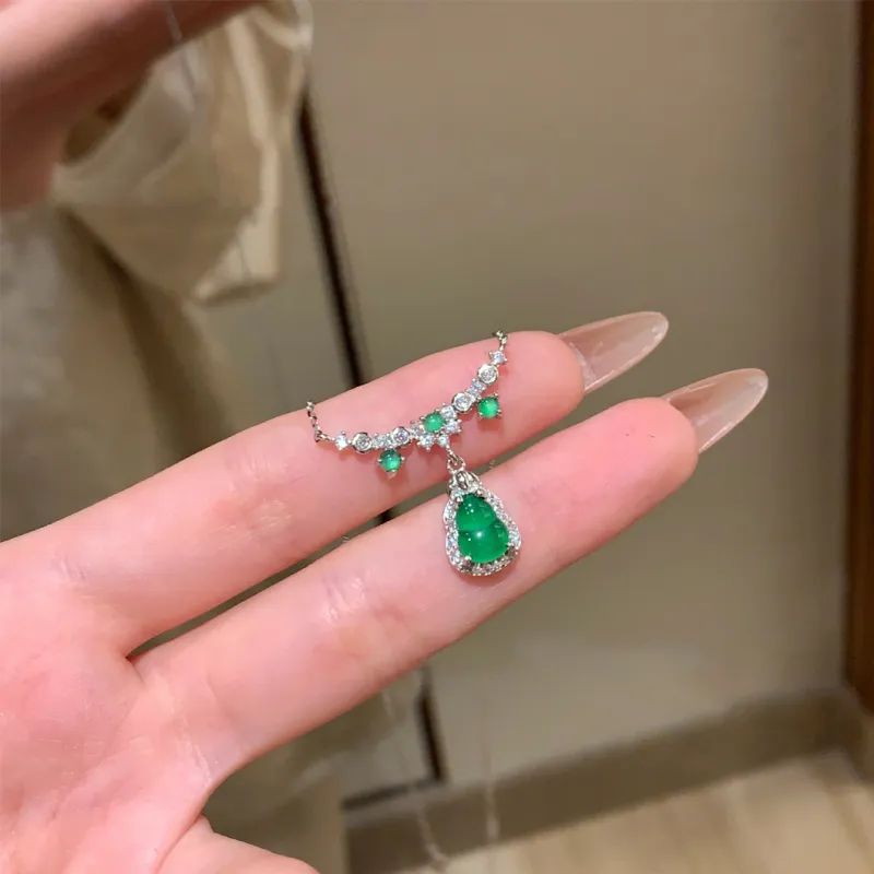 MINTLEAF Ice Glutinous S925 Silver Necklace Women's-1