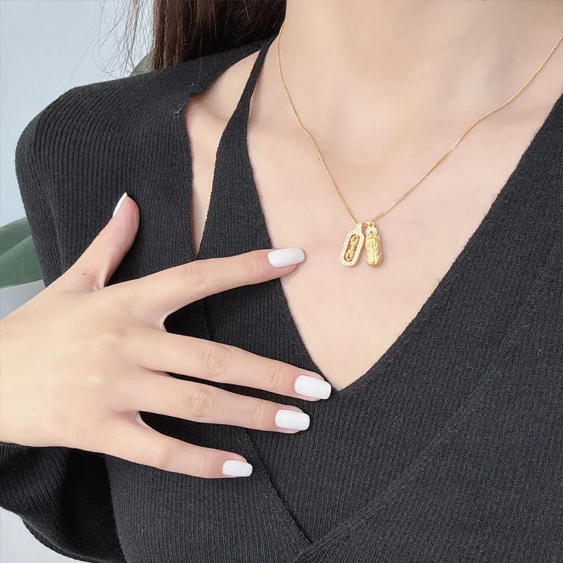 MINTLEAF S925 Silver Necklaces Women's Gold-6