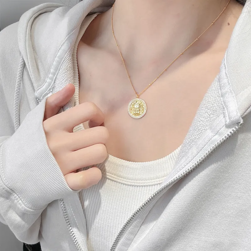 MINTLEAF S925 Silver Necklaces Women's Gold-4