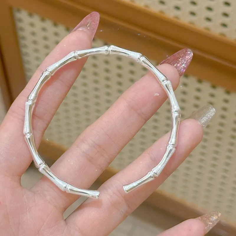 MINTLEAF S999 Fine Silver Sterling Silver Bracelets Women's Silver-3