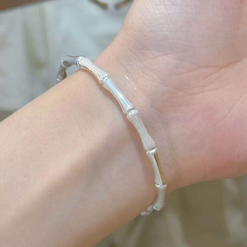 MINTLEAF S999 Fine Silver Sterling Silver Bracelets Women's Silver-2