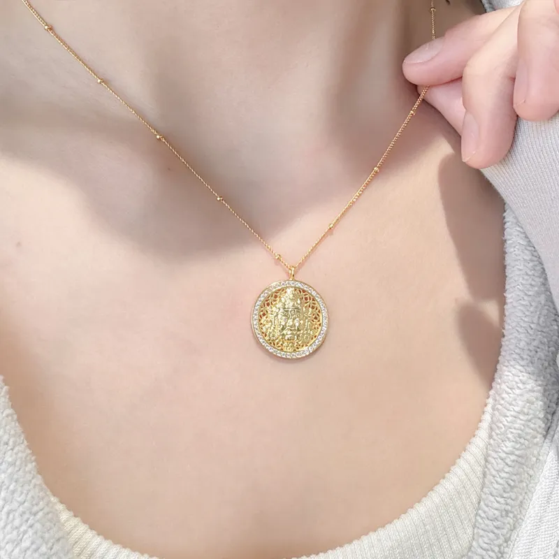 MINTLEAF S925 Silver Necklaces Women's Gold-7