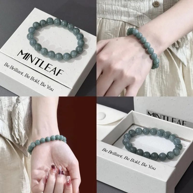 MINTLEAF Glutinous Jade Bracelets Unisex-1