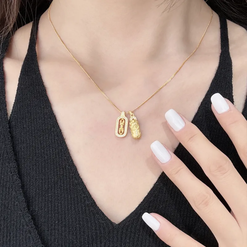 MINTLEAF S925 Silver Necklaces Women's Gold-5