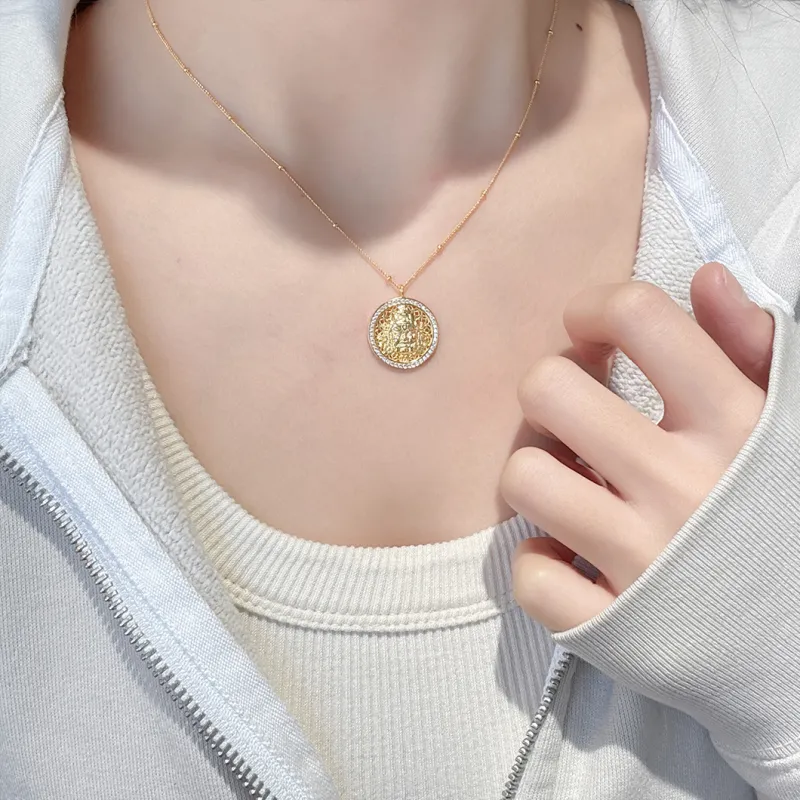 MINTLEAF S925 Silver Necklaces Women's Gold-6