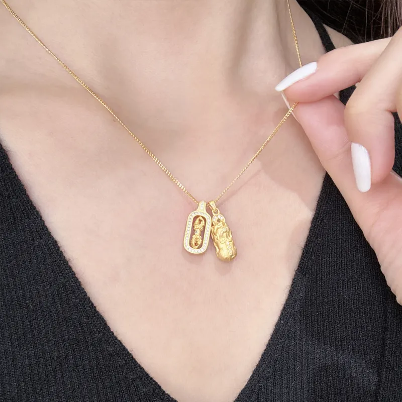 MINTLEAF S925 Silver Necklaces Women's Gold-3