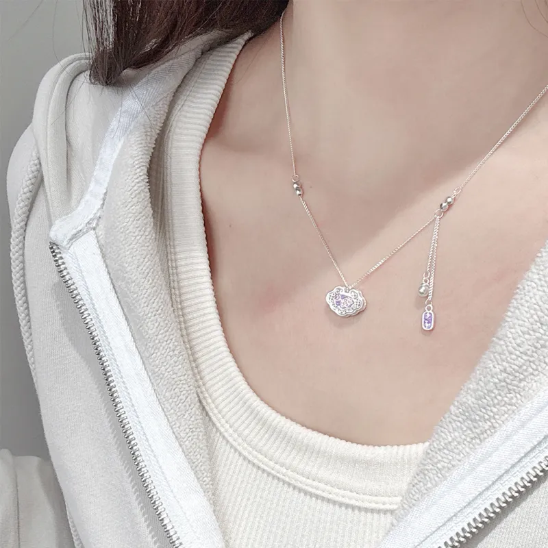 MINTLEAF S925 Silver Necklaces Women's Silver White-2
