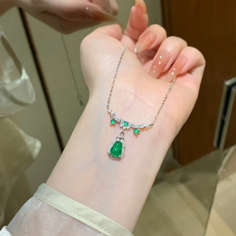 MINTLEAF Ice Glutinous S925 Silver Necklace Women's-2