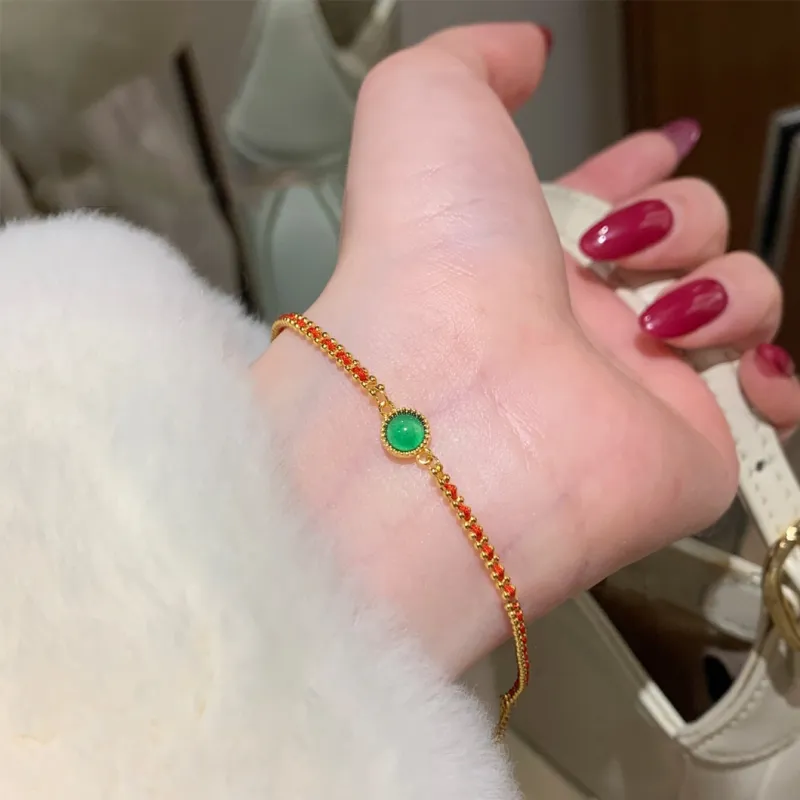 MINTLEAF S925 Silver Bracelets Women's Red-1