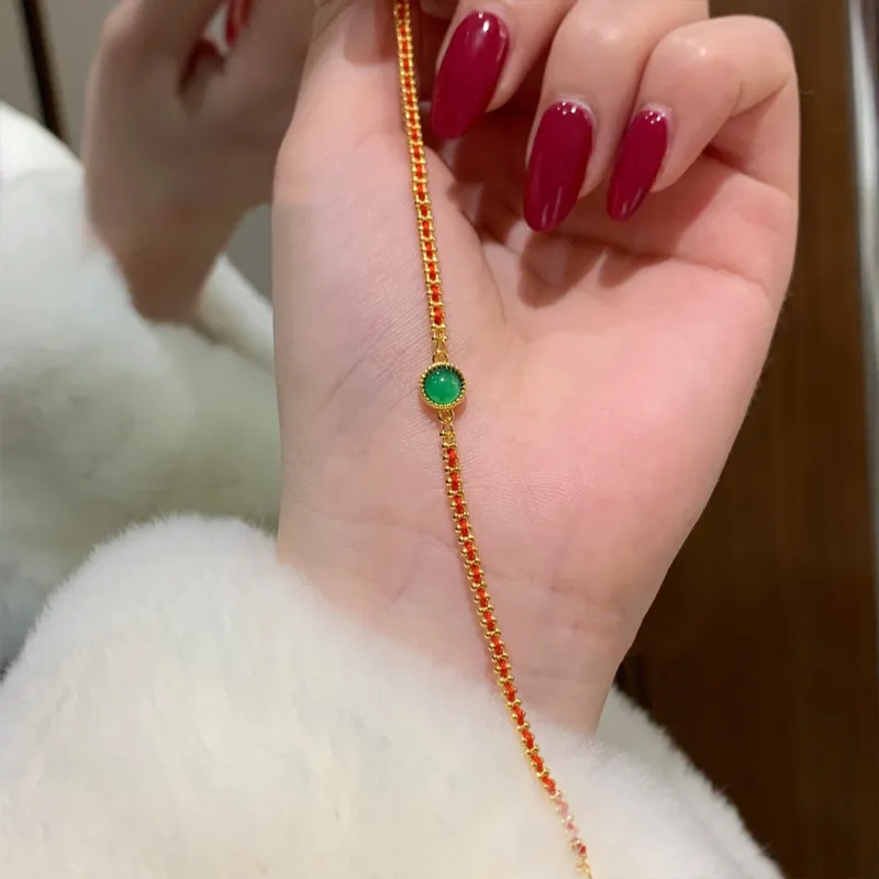 MINTLEAF S925 Silver Bracelets Women's Red-4