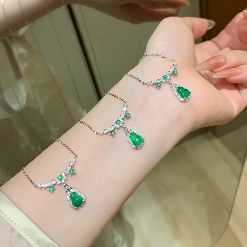 MINTLEAF Ice Glutinous S925 Silver Necklace Women's-3