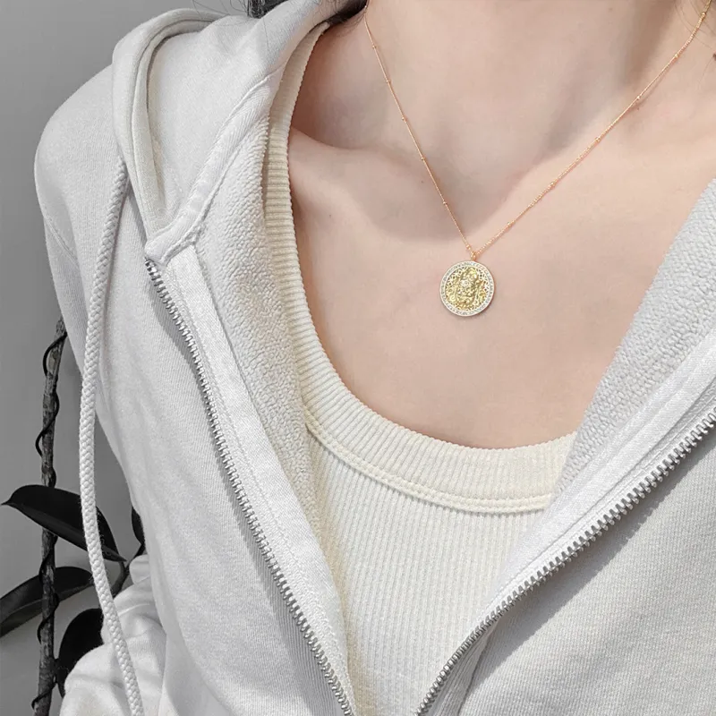 MINTLEAF S925 Silver Necklaces Women's Gold-3