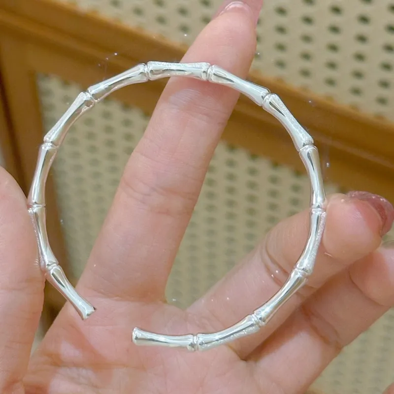 MINTLEAF S999 Fine Silver Sterling Silver Bracelets Women's Silver-6
