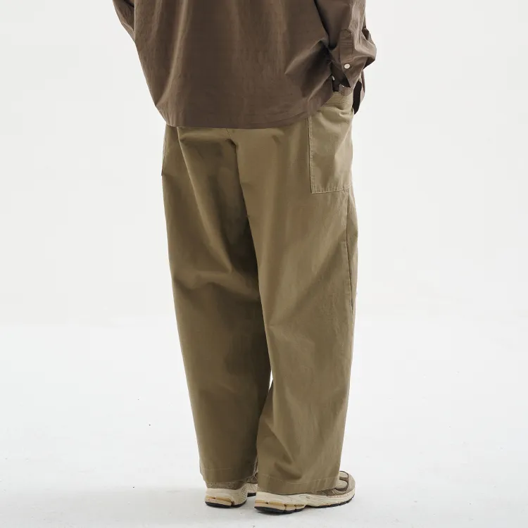 BUTTBILL 100% Cotton Drawstring Casual Pants Unisex-7