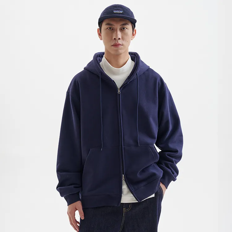 BUTTBILL Cardigan Fleece Lined Coat Unisex-14