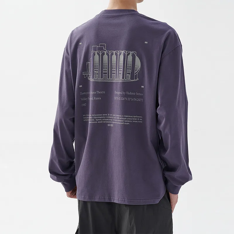 BUTTBILL Long Sleeved T Shirts Unisex-3