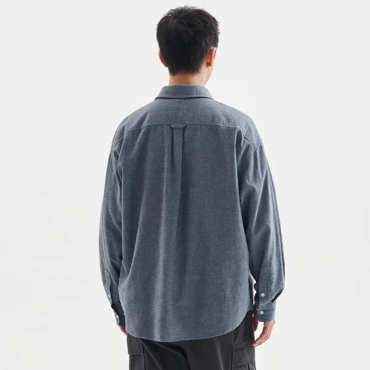 BUTTBILL 100% Cotton Long Sleeved Shirt Unisex-5