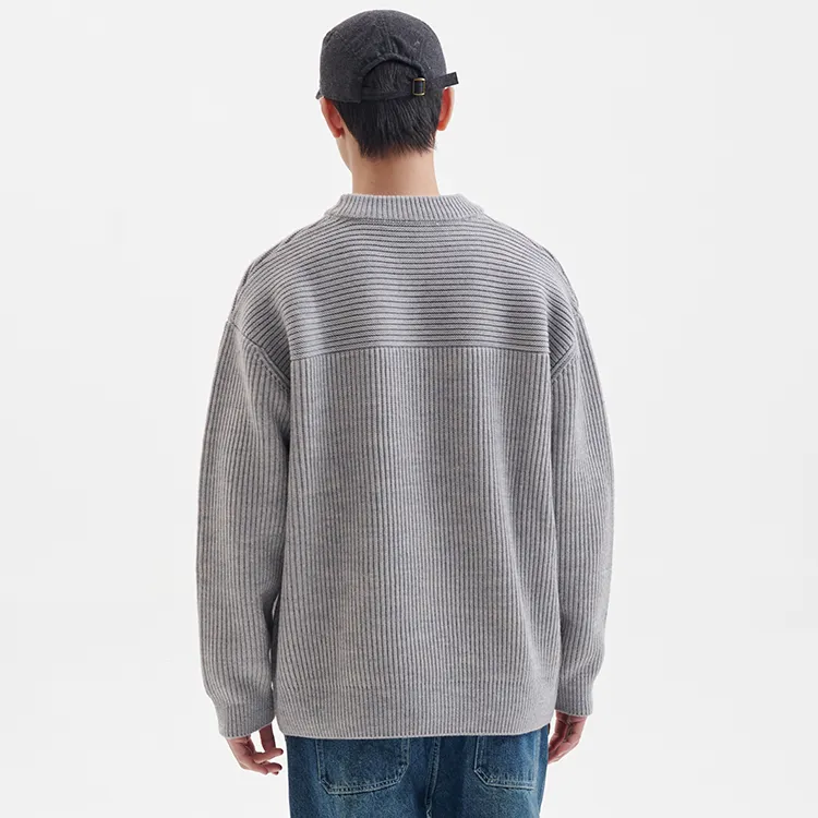 BUTTBILL Long Sleeved Sweater Unisex-3