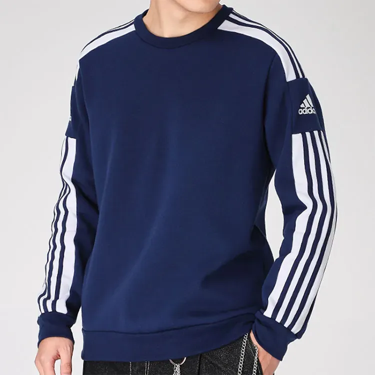 Adidas Sweatshirt Men's Ink Blue+Shopping Bag-1