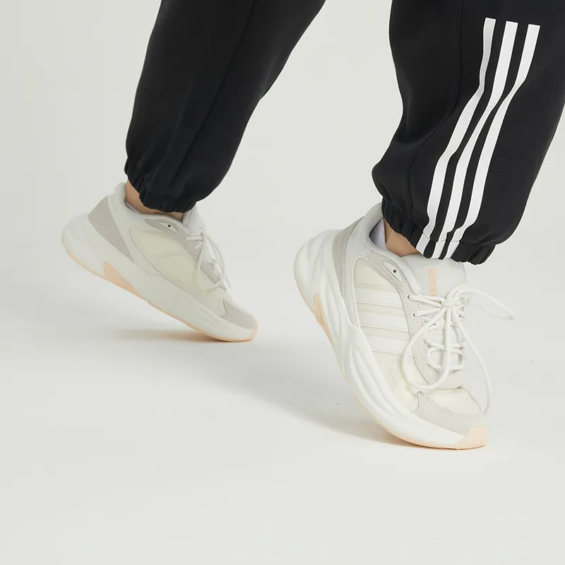 Adidas Anti-Slip Wear-Resistant Low-Top Running Shoes Women's Beige-4