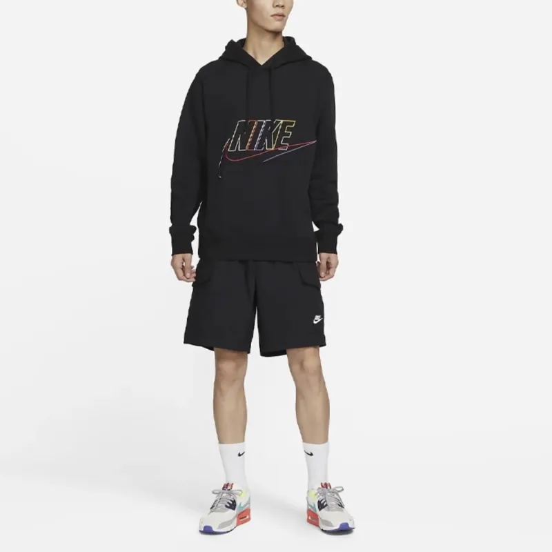 Nike Sweatshirt Men's Black+Wrist Brace-3
