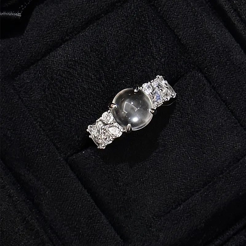 9i Water Foam Jade Rings Unisex-1
