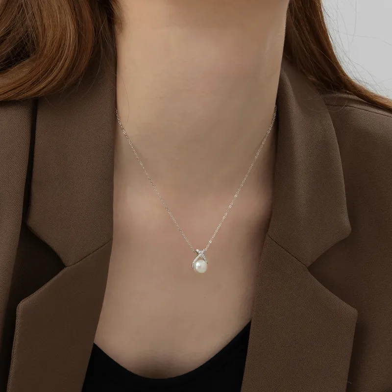 9i Freshwater Pearl Necklaces Women's-3