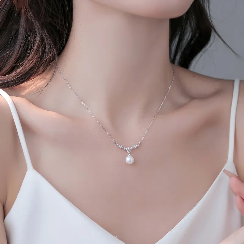 9i Freshwater Pearl Necklaces Women's-2