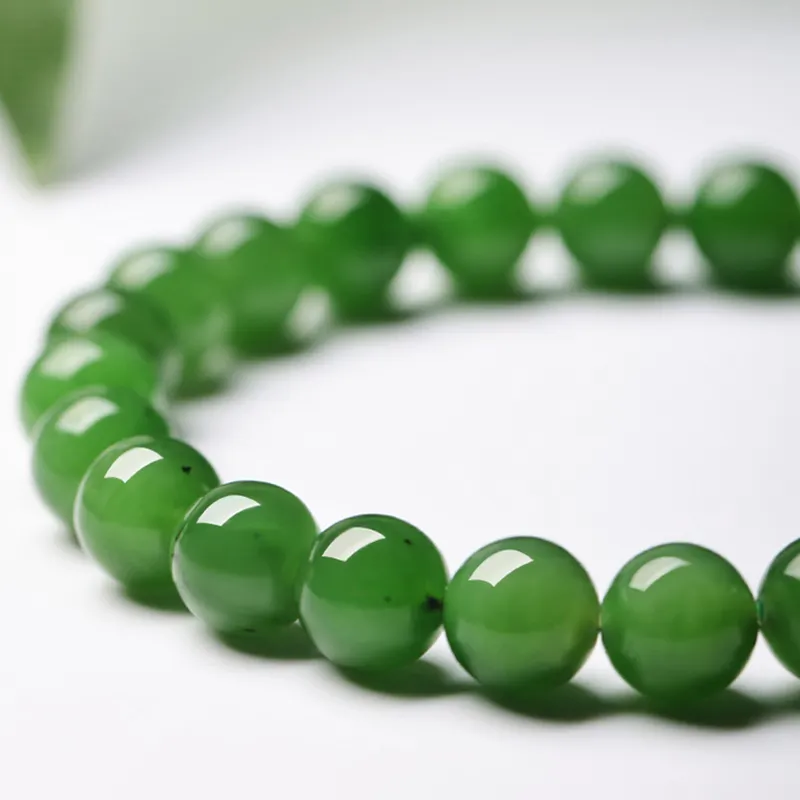 9i Hetian Jade Bracelets Women's-4
