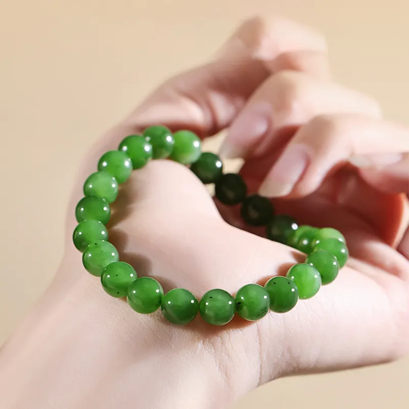9i Hetian Jade Bracelets Women's-1