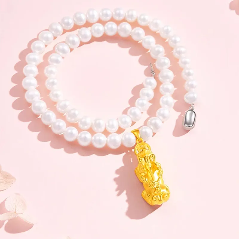 9i Pearl Necklaces Women's-3