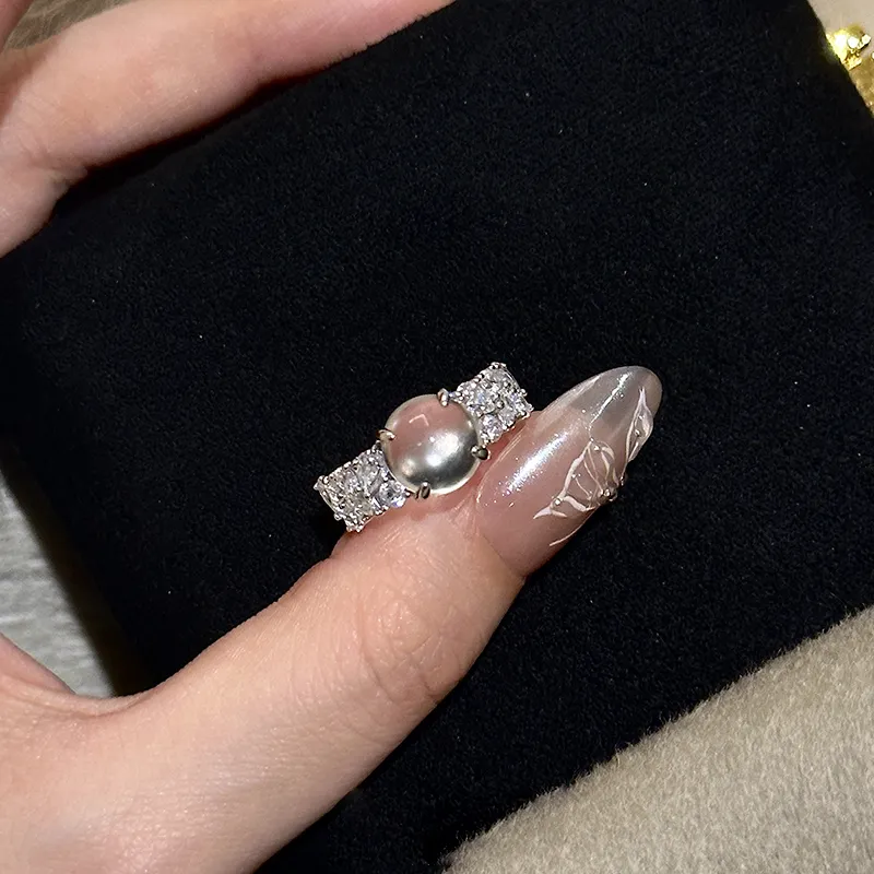 9i Water Foam Jade Rings Unisex-4