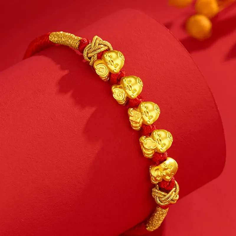 9i Gold Bracelet Unisex-2