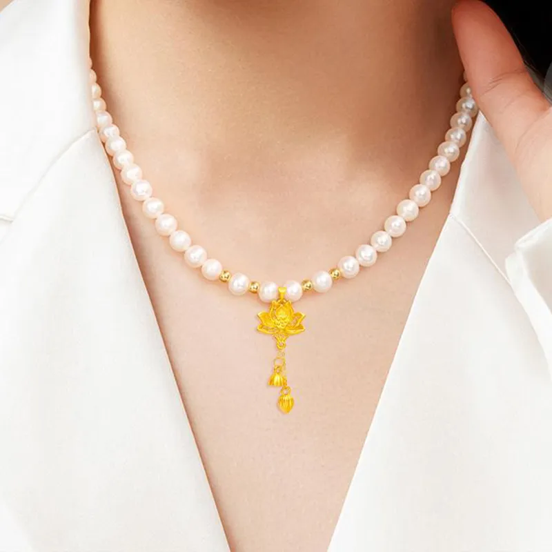 9i Pearl Necklaces Women's-4