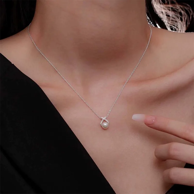 9i Freshwater Pearl Necklaces Women's-2