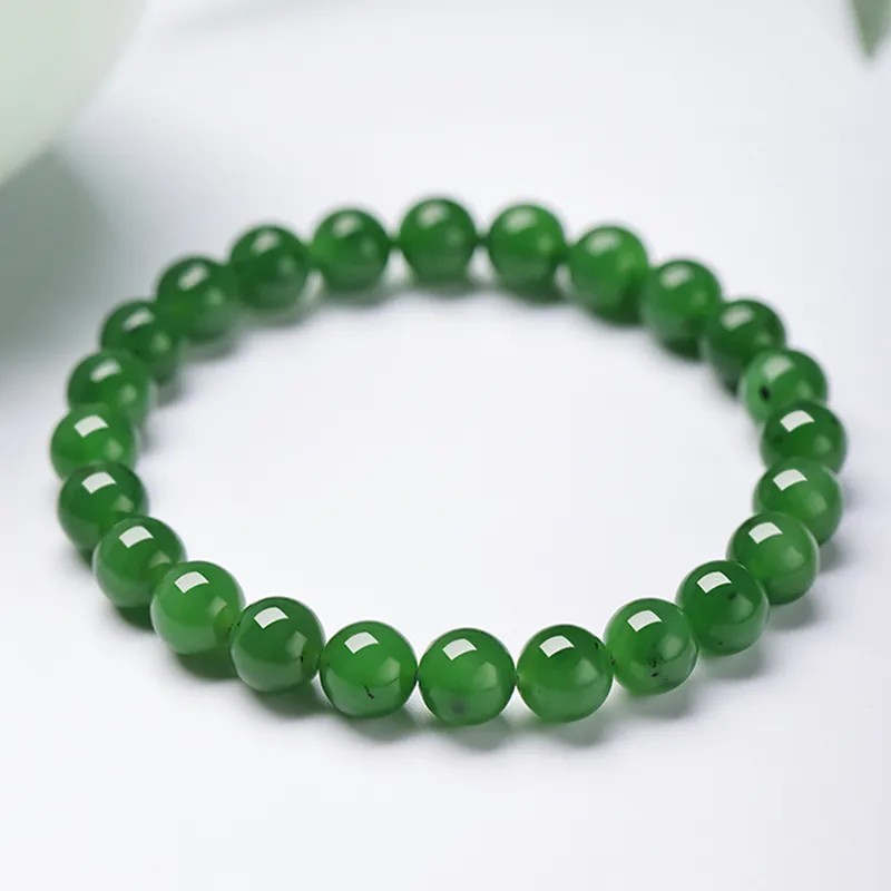 9i Hetian Jade Bracelets Women's-3