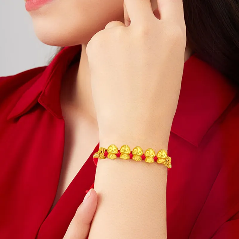 9i Gold Bracelet Unisex-3
