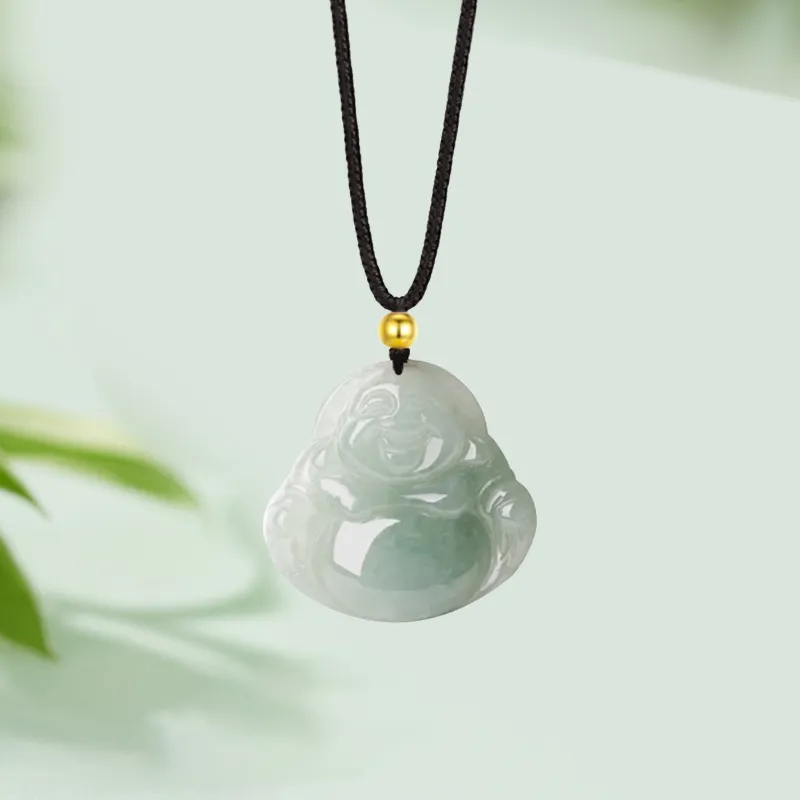LOVING Bean Type Jadeite Necklaces Unisex-4