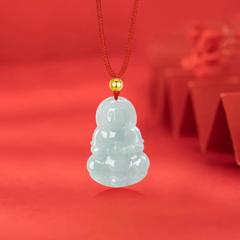 LOVING Bean Type Jadeite Necklaces Unisex-1